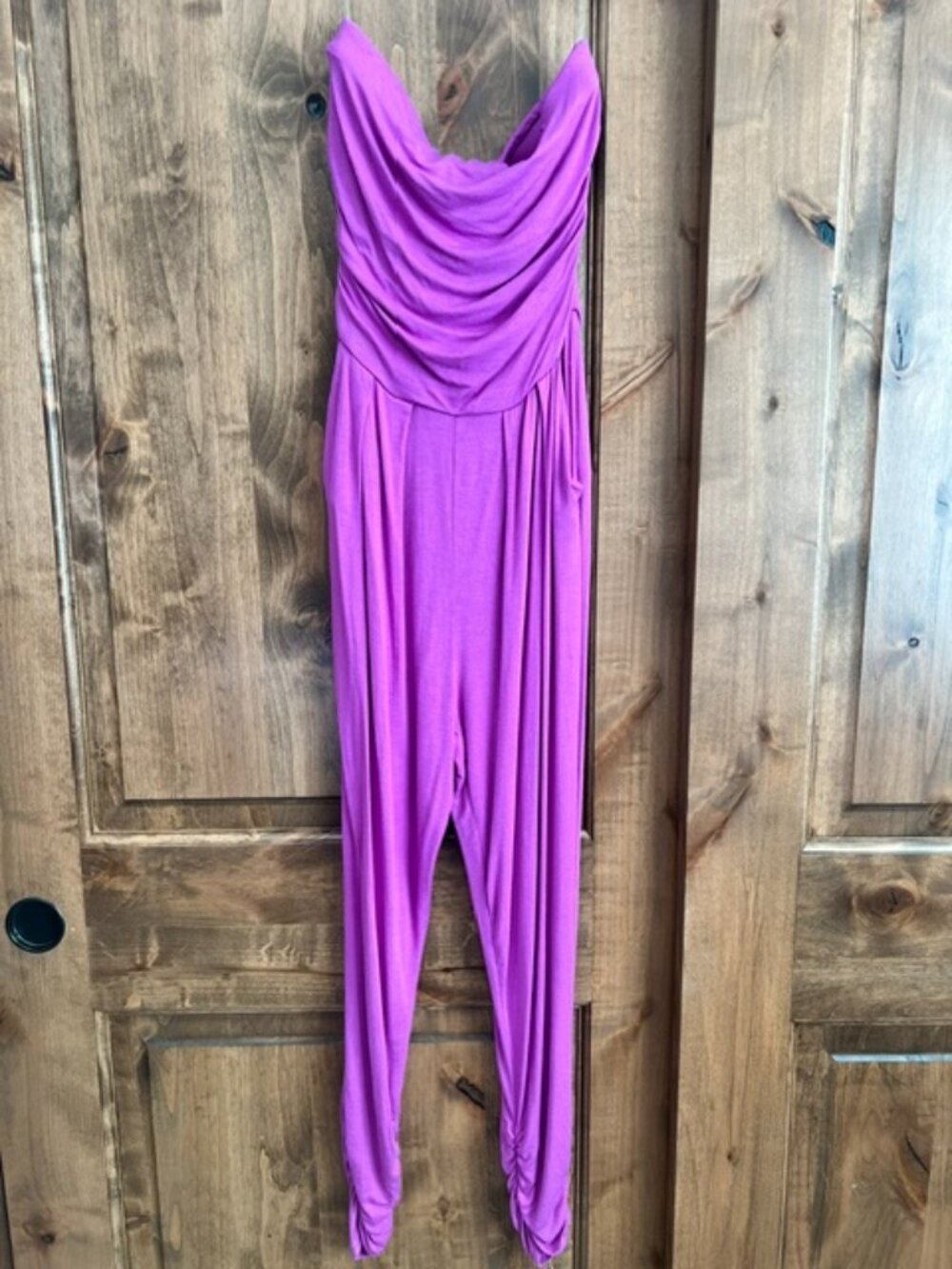Purple Tube Top Jumpsuit